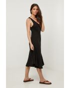 Robe Myrtille 100% Lin noire