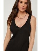 Robe Myrtille 100% Lin noire