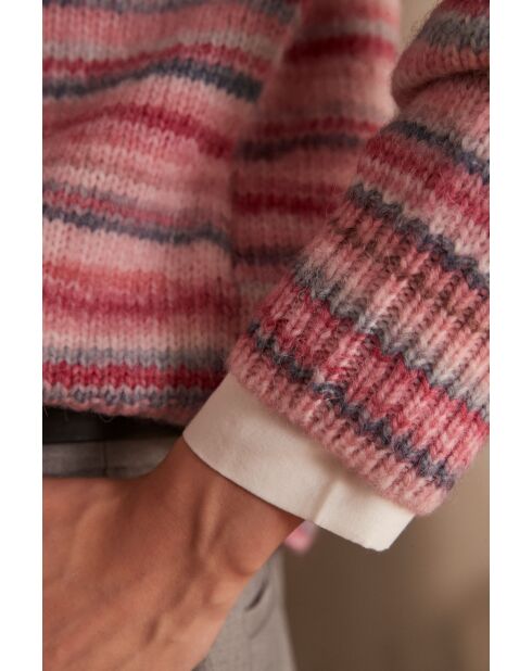 Maglione Stanislas rosa pallido