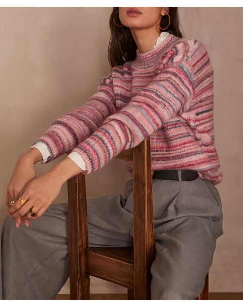 Maglione Stanislas rosa pallido