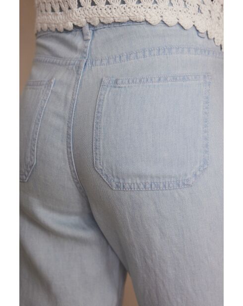 Hose Nalla Uni in hellindigofarbener Farbe