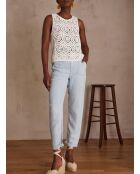 Hose Nalla Uni in hellindigofarbener Farbe