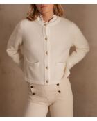 Balian Bl Cremefarbene Streifenbluse