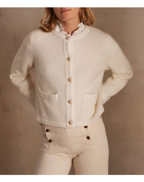 Balian Bl Cremefarbene Streifenbluse