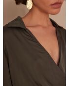 Lorina R khakifarbenes Kleid