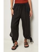 Pantalon Ilona 100% Lin noir