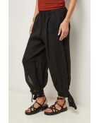 Pantalon Ilona 100% Lin noir