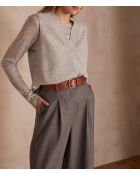 Leicht melierter Pullover Aristide