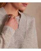 Leicht melierter Pullover Aristide