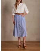 Betty J blauer gestreifter Rock