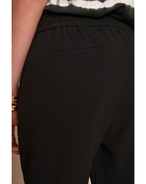 Flynn P Crepe zwarte broek