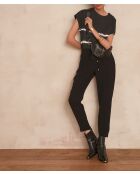 Flynn P Crepe zwarte broek