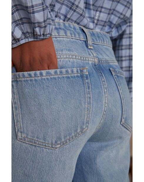 Lichte indigo Moss Denim broek