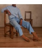 Lichte indigo Moss Denim broek