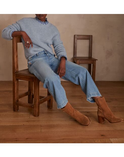 Lichte indigo Moss Denim broek