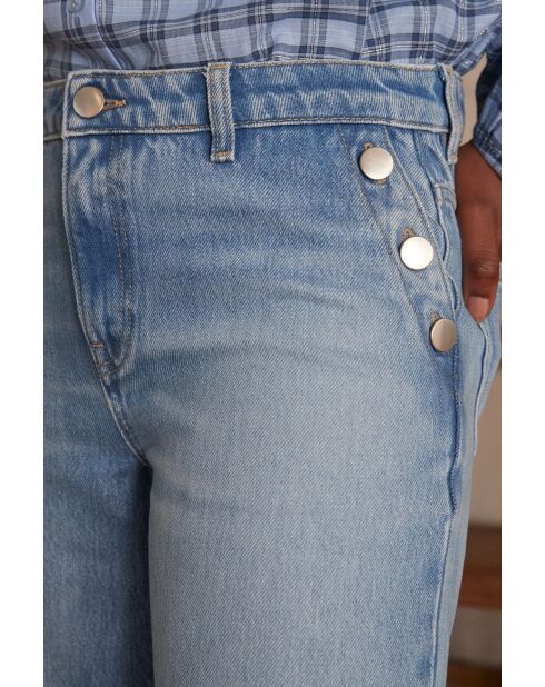 Lichte indigo Moss Denim broek