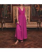 Armelle R dunkelfuchsiafarbenes Kleid