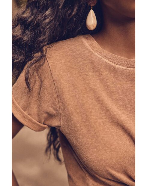 T-shirt met karamel Alizee
