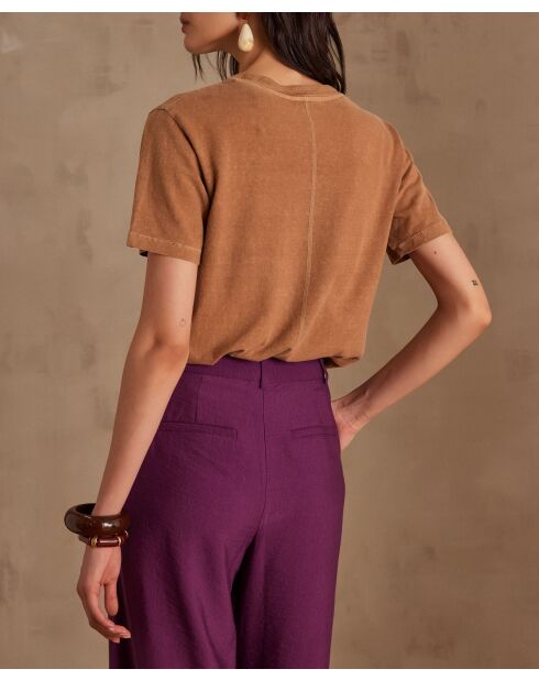 T-shirt met karamel Alizee