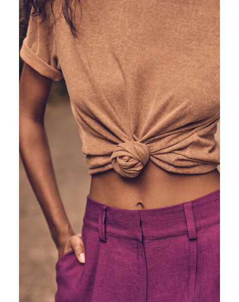 T-shirt met karamel Alizee