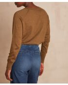 Maglione Ary Lurex verde oliva