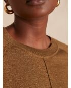 Maglione Ary Lurex verde oliva