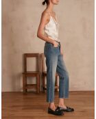 Owen Cropped Dirty Light Wash broek