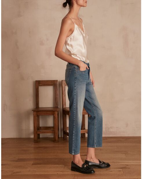 Owen Cropped Dirty Light Wash broek