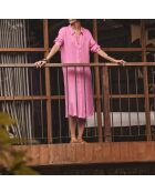 Abito Corey R Cupro rosa pallido