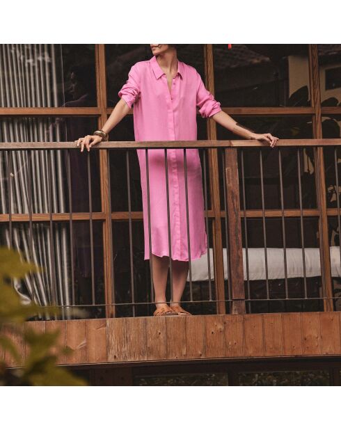 Abito Corey R Cupro rosa pallido