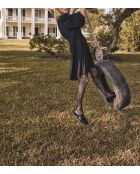 Marlene R zwarte jurk in crêpe