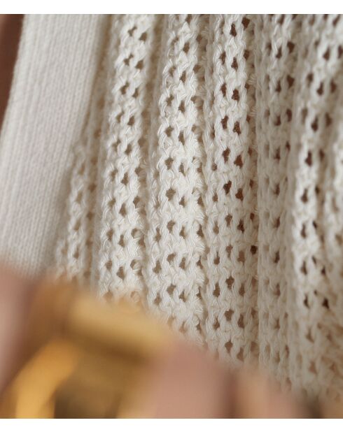 Capa y poncho color crema Melanie