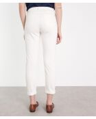 Cremefarbene Jeanshose Francis