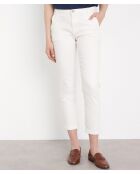 Cremefarbene Jeanshose Francis