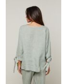 Pantalon Ilona 100% Lin vert