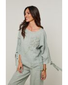 Pantalon Ilona 100% Lin vert