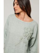 Pantalon Ilona 100% Lin vert