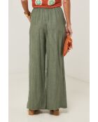 Pantalon Livia 100% Lin kaki