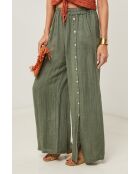 Pantalon Livia 100% Lin kaki