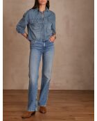 Leicht gewaschene Hose Pamela Bootcut