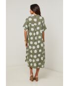 Robe Yara 100% Lin kaki