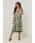 Robe Yara 100% Lin kaki