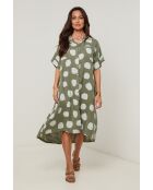 Robe Yara 100% Lin kaki