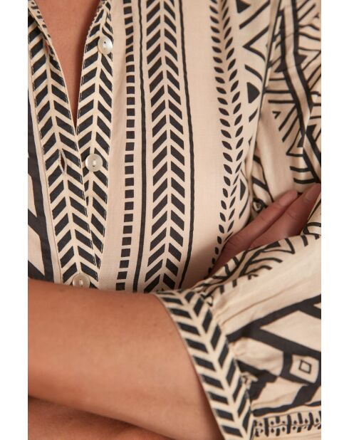 Coline R Imp cremefarbenes Kleid