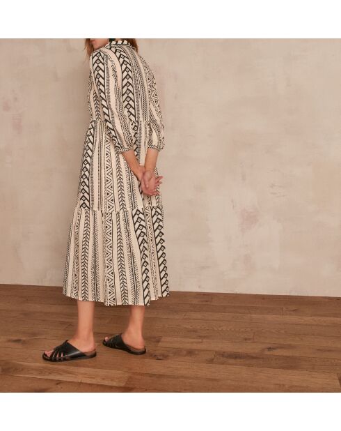 Coline R Imp cremefarbenes Kleid