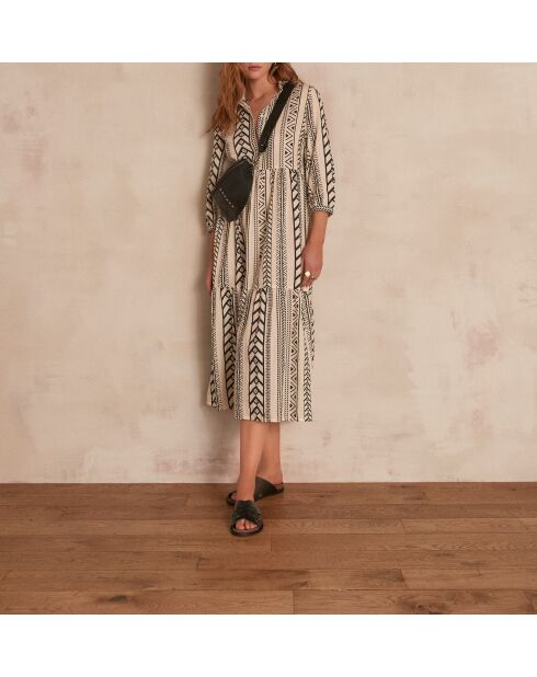 Coline R Imp cremefarbenes Kleid