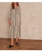 Coline R Imp cremefarbenes Kleid