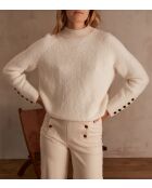 Crèmekleurige trui Clarck