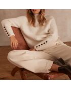 Crèmekleurige trui Clarck