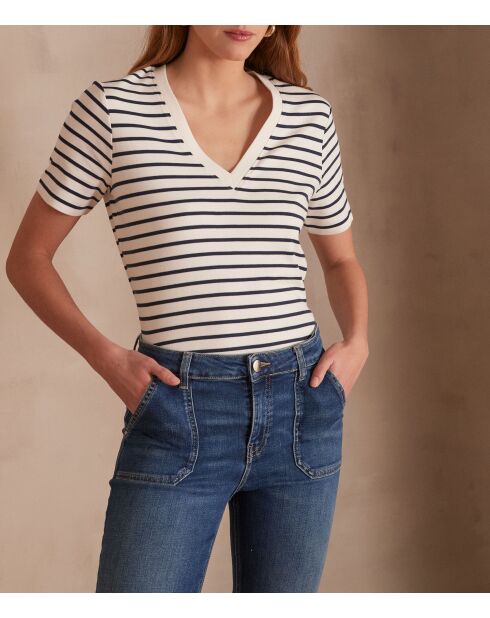 Cremefarbenes T-Shirt Anna